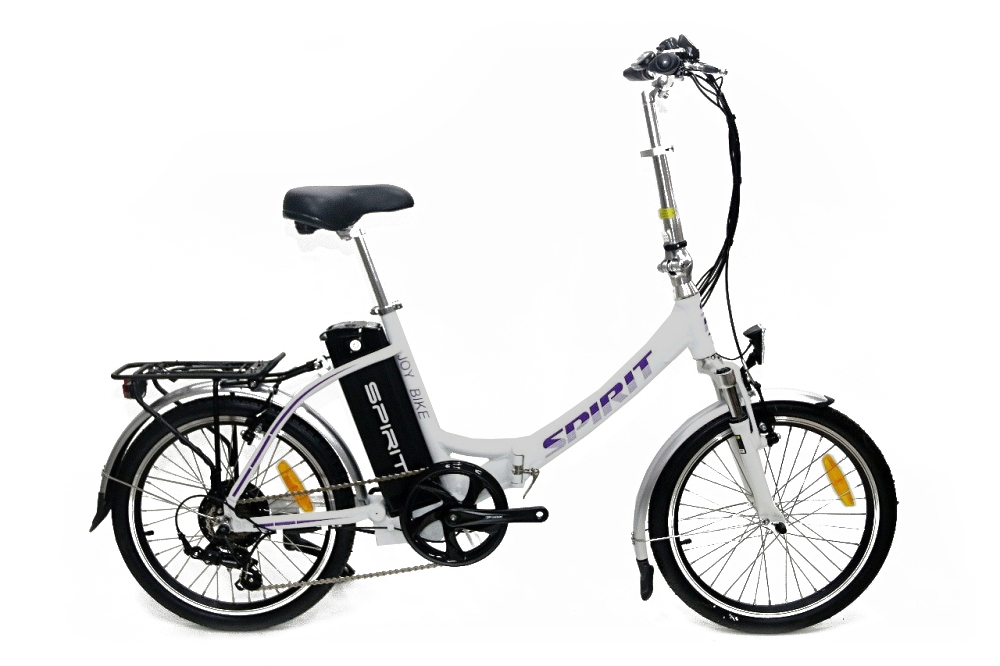 Elektrobicykel Spirit skladačka, JOY II biela 18Ah EB-0119b