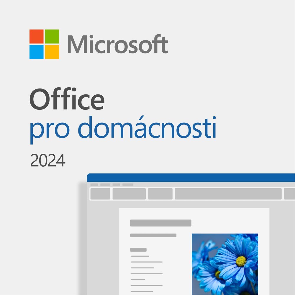 Elektronická licence: MICROSOFT Office 2024 pro studenty a domácnosti / D-OEM OA3/ DA/ pouze s PC HAL3000 AAL-51838