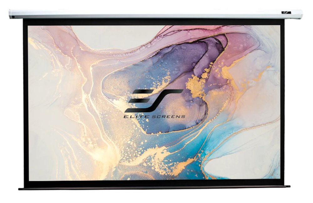 ELITE SCREENS plátno elektrické motorové 100" (254 cm)/ 16:9/ 124,5 x 221,5 cm/ Gain 1,1/ case bílý VMAX100XWH2