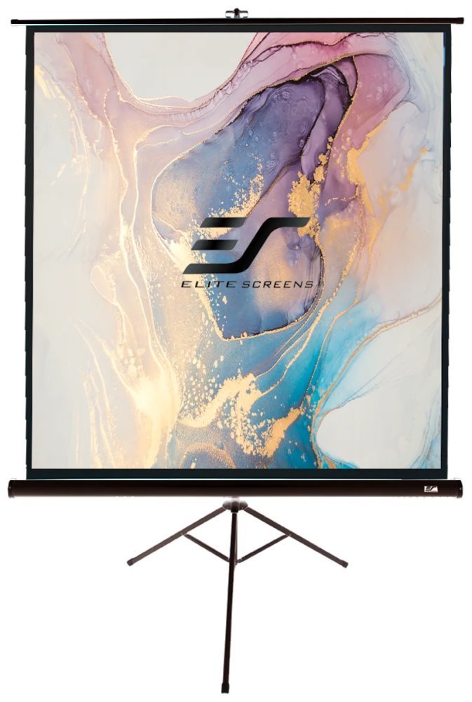 ELITE SCREENS plátno mobilní trojnožka 113" (287 cm)/ 1:1/ 203,2 x 203,2 cm/ Gain 1,1/ case černý T113UWS1