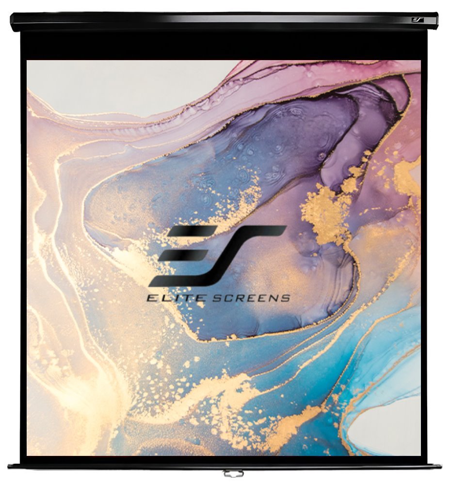ELITE SCREENS plátno roleta 113" (287 cm)/ 1:1/ 203,2 x 203,2 cm/ Gain 1,1/ case černý M113UWS1
