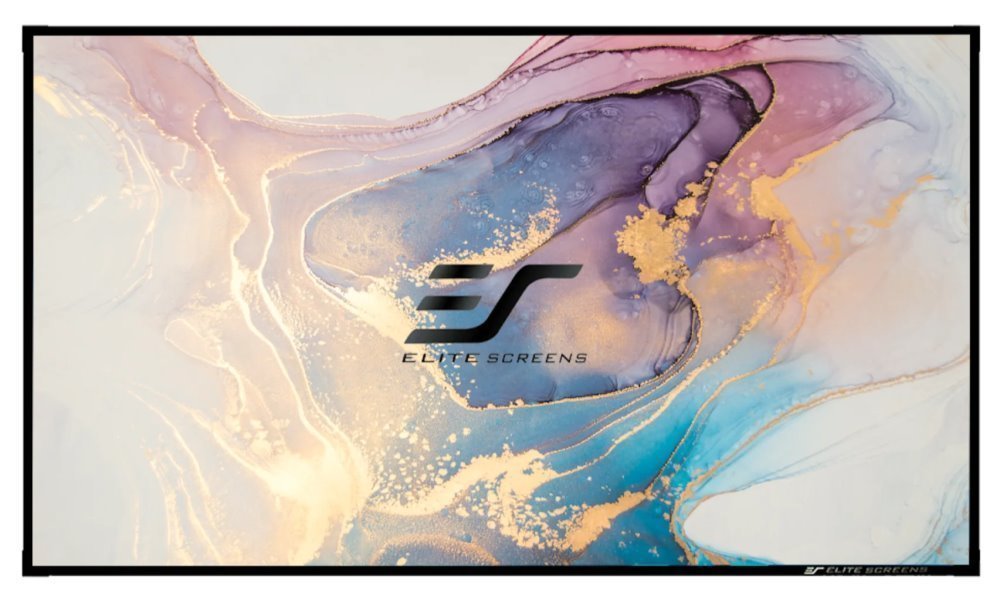ELITE SCREENS plátno v pevném rámu 92" (233,7 cm)/ 16:9/ 114,6 x 203,8 cm/ Gain 1,1/ CineWhite/ bezrámové AR92WH2