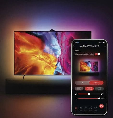 EMOS GoSmart AMBIENTNÉ OSVETLENIE PRE TV 75" ZTV75