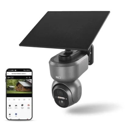 EMOS GoSmart Vonkajšia otočná kamera IP-6000 OWL s 4G/LTE, šedá H4058
