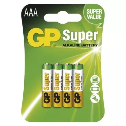 EMOS GP alkalická batéria SUPER AAA (LR03) 4BL B1311