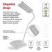 Emos LED stolní lampa Eddy, 6W, 360 lm, stmívatelná + barva světla, bílá 1538150201