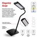 Emos LED stolní lampa Eddy, 6W, 360 lm, stmívatelná + barva světla, černá 1538150200