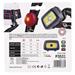 Emos LED svítilna čelovka E1801, 1x CREE XPG + 1x COB LED + červená zadní LED, 3x AAA + 1x CR2032, píšťalka 1441233110