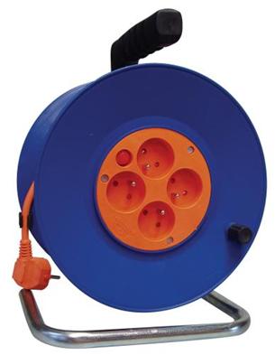 EMOS Predlžovací bubon - 4 zásuvky, 20m, 1.0mm 1908142001