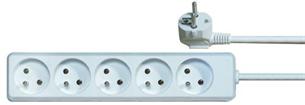 EMOS Predlžovacia šnúra P0515C - 5 zásuviek, 5m 1902050500