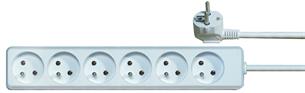 EMOS Predlžovacia šnúra P0612C - 6 zásuviek, 2m 1902060200