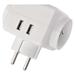 EMOS Rozbočovacia zásuvka 3× guľatá, 2× USB P0024U
