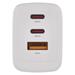 EMOS USB adaptér do siete PD, 1x USB-A a 2x USB-C, 65 W max. V05G65