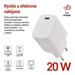 EMOS USB adaptér do siete PD, 1x USB-C, 20 W max V01G20