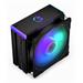 Endorfy chladič CPU Fera 5 Black ARGB / ultratichý/ 120mm ARGB / fan/ 4 heatpipes / PWM / pro Intel i AMD/ černý EY3A012