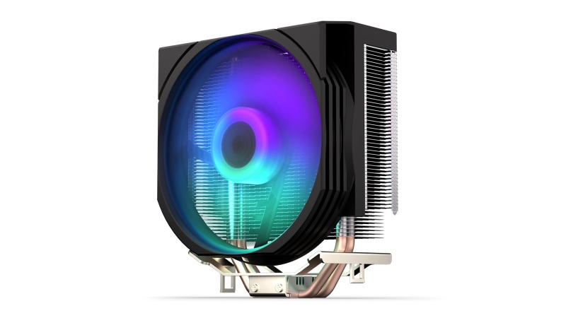 Endorfy chladič CPU Spartan 5 ARGB / 120mm ARGB fan / 2 heatpipes / kompaktní i pro menší case / pro Intel i AMD EY3A002