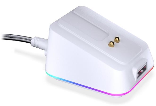 Endorfy dokovací stanice pro LIV a LIV Plus / USB port / RGB podsvícení / bílá EY0F002
