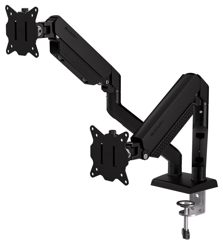 Endorfy držák monitorů Atlas GS Double / 2 monitory max. 10kg a 32" / pivot / VESA / plynová pružina EY8F009