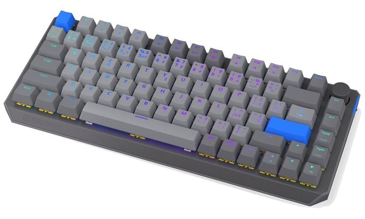 Endorfy mechanická klávesnice Thock V2 75% / bezdrátová / ARGB / yellow sw. / USB / zmenšená / CZ/SK layout EY5C019