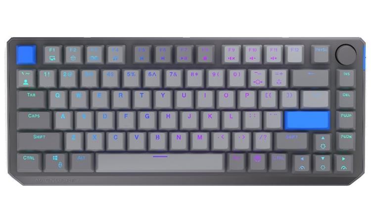 Endorfy mechanická klávesnice Thock V2 75% / bezdrátová / ARGB / yellow sw. / USB / zmenšená / US layout EY5A131