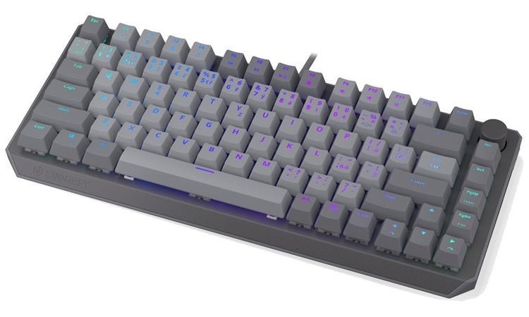 Endorfy mechanická klávesnice Thock V2 75% / drátová / ARGB / red sw. / USB / zmenšená / CZ/SK layout EY5C017