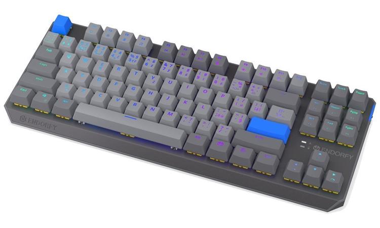 Endorfy mechanická klávesnice Thock V2 TKL / bezdrátová / ARGB / yellow sw. / USB / CZ/SK layout EY5C018