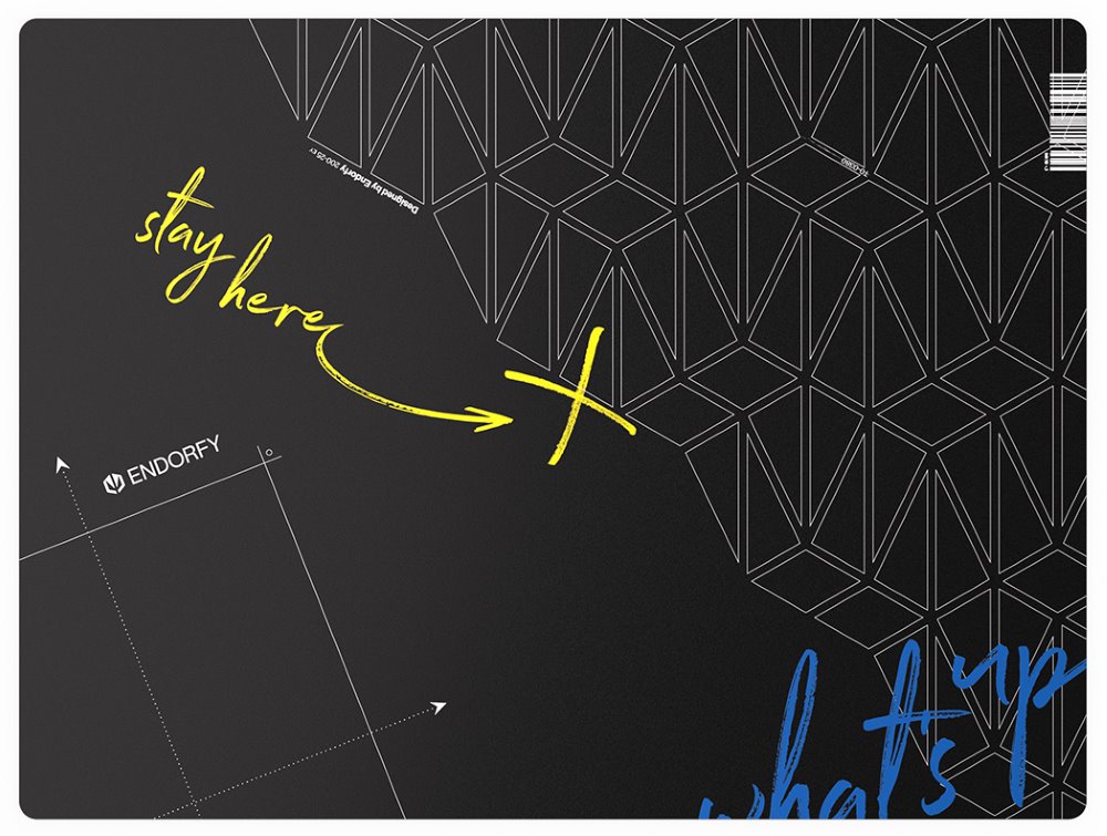 Endorfy ochranná podložka pod židli FP120R / hranatá / 120x90cm / černá EY8G001