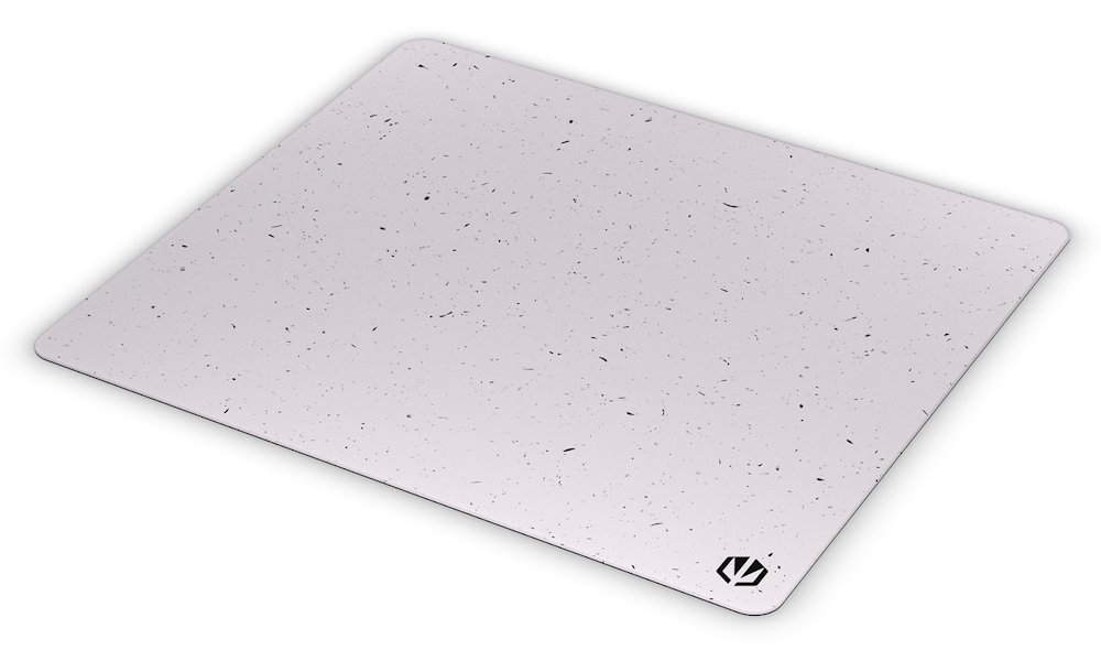 Endorfy podložka pod myš Stoneflow White L / 450x400x3 / voděodolná / obšitá / gumová spodní vrstva / bílý kámen EY6B017