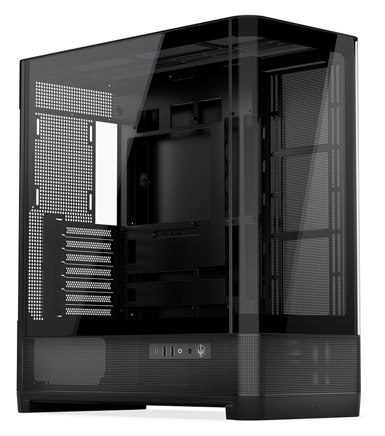 Endorfy skříň Aquarius 8000 Flex / ATX / až 10 fans / USB 3.0 / USB-C / panoramatická / zaoblené sklo / černá EY2A022