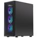 Endorfy skříň Ventum 400 ARGB / ATX / 4x120mm ARGB fan / 2xUSB 3.0 / USB-C / mesh panel / tvrzené sklo / černá EY2A023