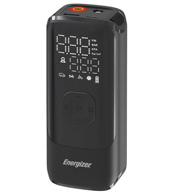 Energizer PAC40002 2000mAh,, Vzduchový kompresor a powerbanka