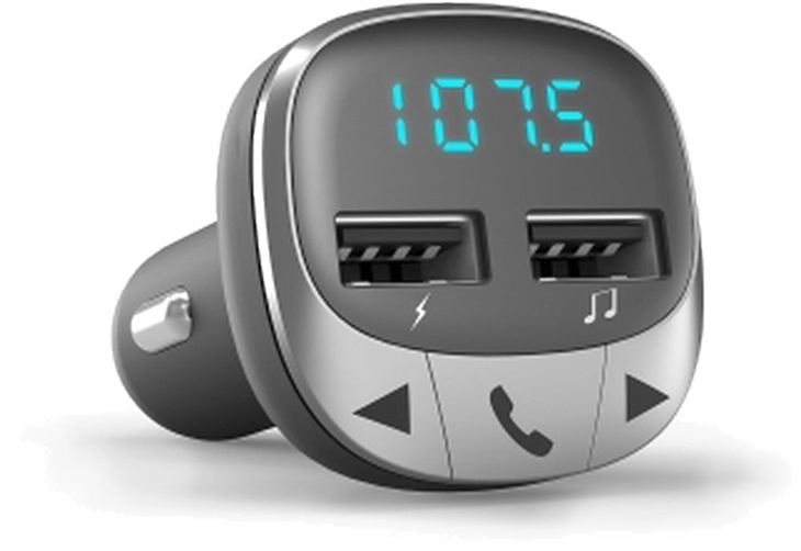ENERGY Car Transmitter FM Bluetooth, 2x USB, microSD, 7-segmentový LED displej, Hands-Free 448265