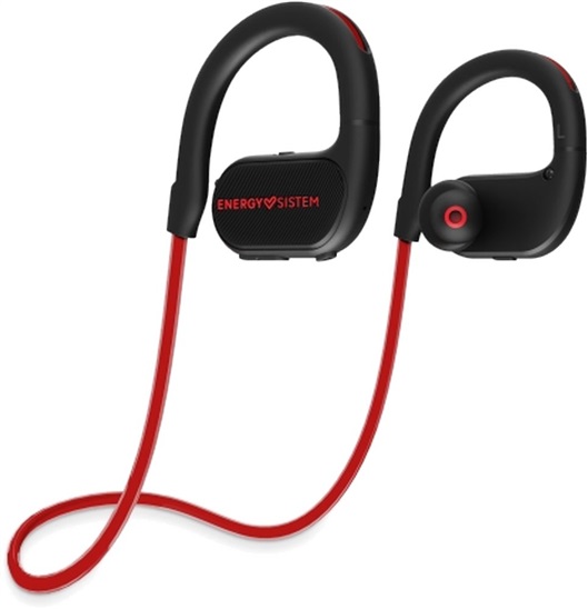 ENERGY Earphones BT Running 2 Neon Red, Bluetooth sluchátka s LED osvětlením 448166
