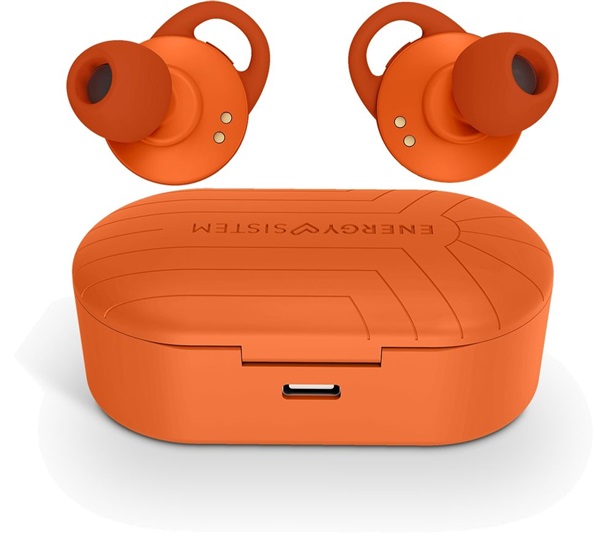 ENERGY Earphones Sport 2 True Wireless Carrot (Bluetooth 5.0, True Wireless Stereo, IP44, Secure-Fit) 451036