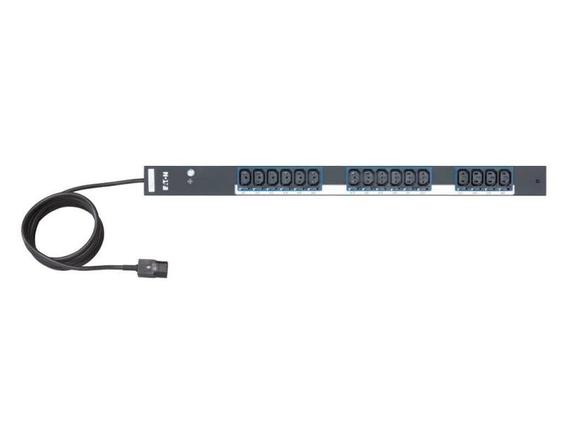 ePDU: Základné IEC - 0U - In: C14 10A 1P - Out: 16xC13 EBAB03