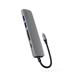 Epico 6v1 Alu Hub 8K s USB-C konektorem - šedá 9915112100068