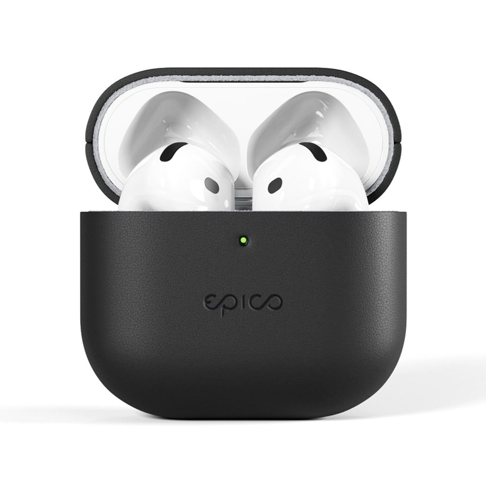 Epico Leather Case Airpods 4/Airpods 4 (ANC) - čierna 9911131300045