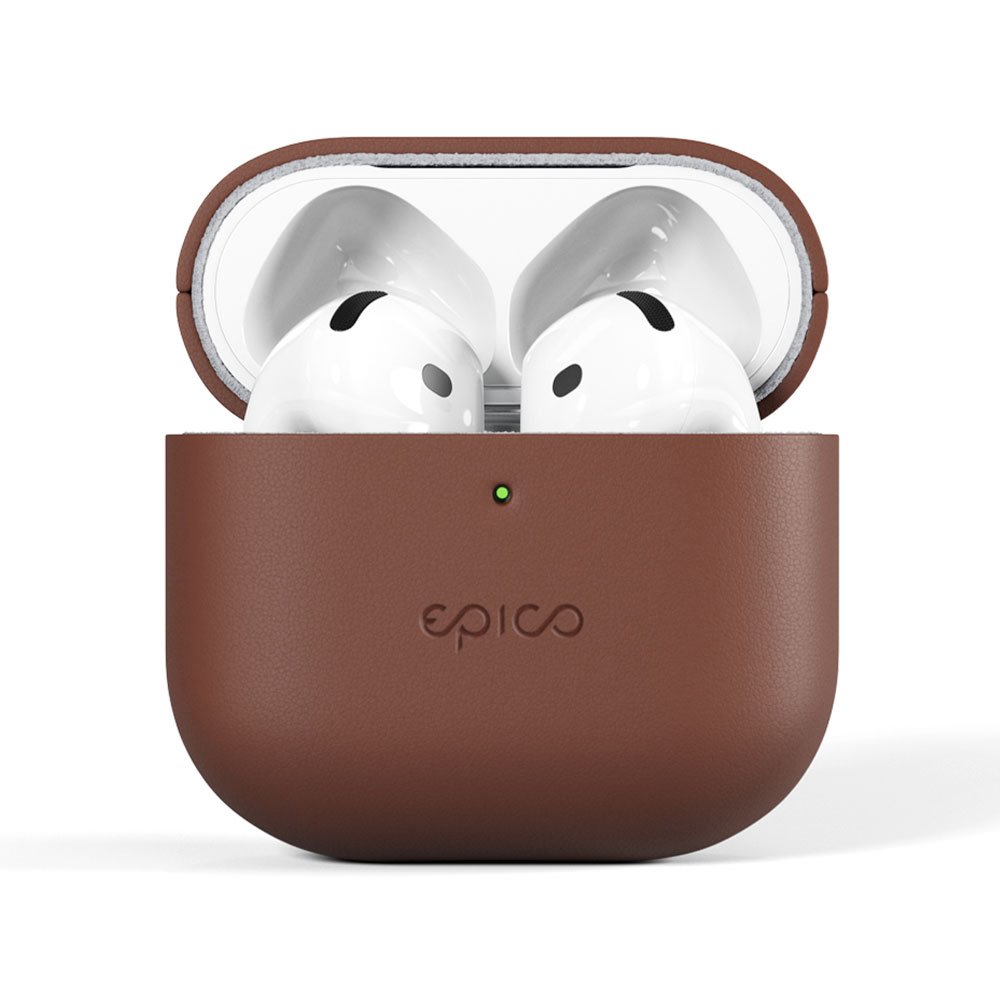 Epico Leather Case Airpods 4/Airpods 4 (ANC) - hnedá 9911131700007