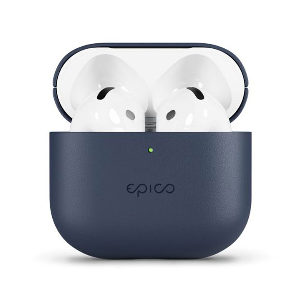 Epico Leather Case Airpods 4/Airpods 4 (ANC) - modrá 9911131600035