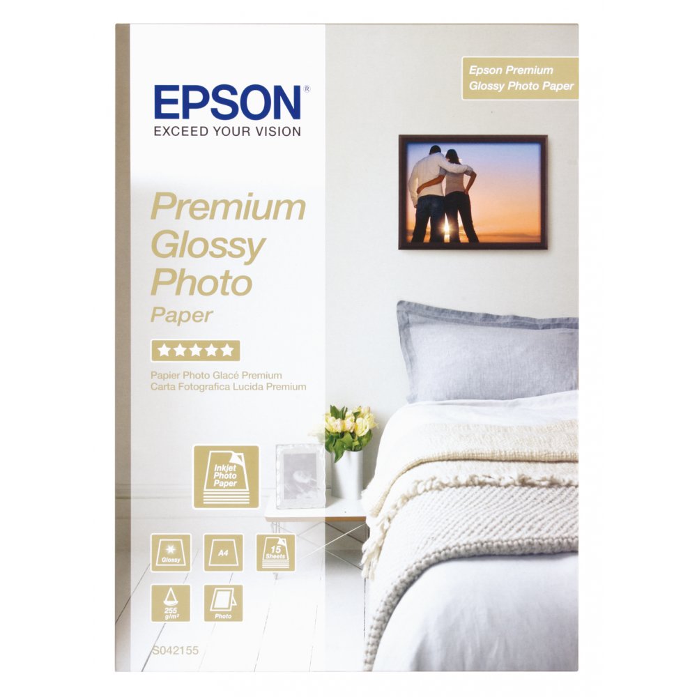 Epson 610/30.5/Premium Glossy Photo Paper Roll, lesklý, 24", C13S041390, 166 g/m2, foto papier