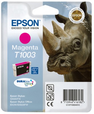 Epson atrament SO B40W/BX600FW; S SX600FW magenta C13T10034010