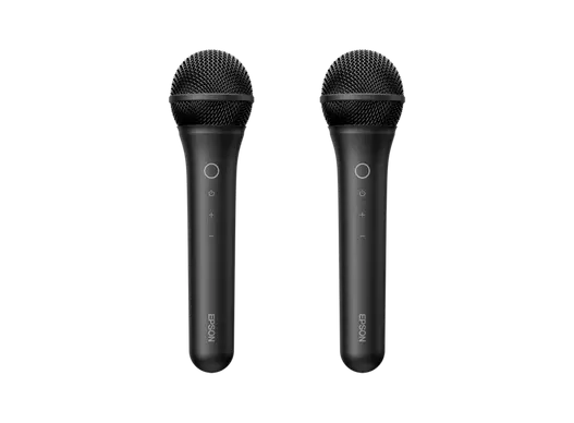 Epson ELPKM01 - Wireless karaoke microphone pair for Lifestudio smart projectors V12HC00080