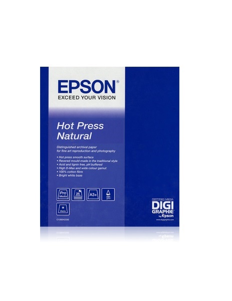 EPSON Hot Press Natural Paper, A3+ (25 sheets) C13S042320
