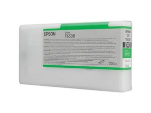 Epson inkoustová náplň/ C13T653B00/ StylusPro4900/ Zelená/ 200ml