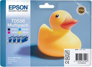 Epson originál ink C13T055640AO, CMYK, Epson Stylus Photo RX425, C13T05564010