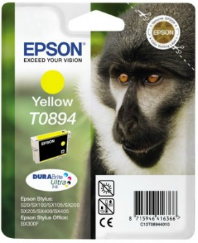 Epson originál ink C13T08944011, yellow, 3,5ml, Epson Stylus S20, SX100, SX200, SX400