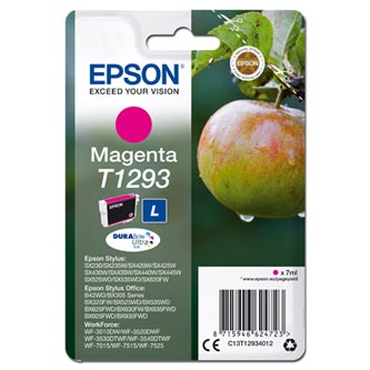 Epson originál ink C13T12934012, T1293, magenta, 485str., 7ml, Epson Stylus SX420W, 425W, Stylus Of
