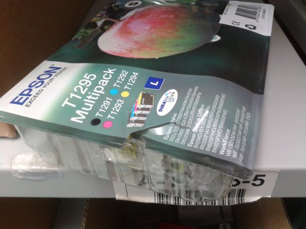 Epson originál ink C13T12954010, T1295, CMYK, 32,2ml, Epson Stylus SX420W, 425W, Stylus Office BX30