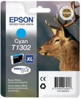 Epson originál ink C13T13024012, T1302, cyan, 765str., 10,1ml, Epson Stylus Office BX320FW