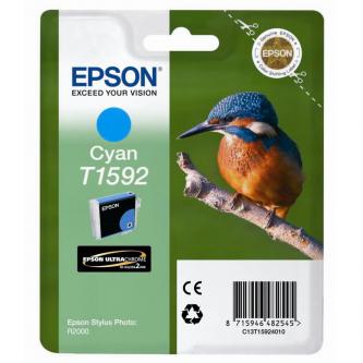 Epson originál ink C13T15924010, cyan, 17ml, Epson Stylus Photo R2000